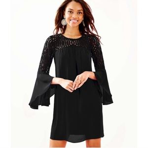 NWT Lilly Pulitzer Amenna Black Lace Dress size 6